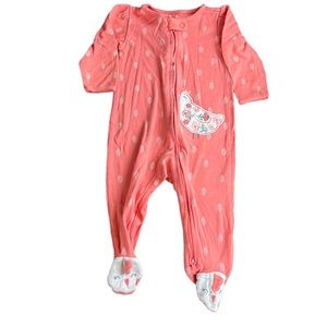 2 FOR $5 - Carters Long Sleeve Sleeper Pajamas 9M